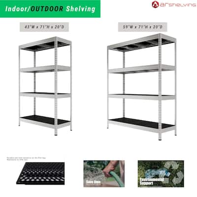 AR Shelving All-Weather Storage Pro Shelving Heavy-Duty Indoor/Outdoor Solution