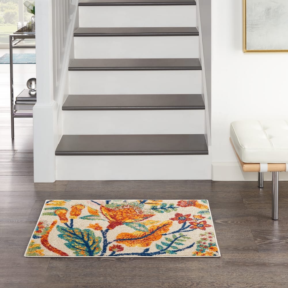 Nourison Allur Modern Floral Botanical Area Rug