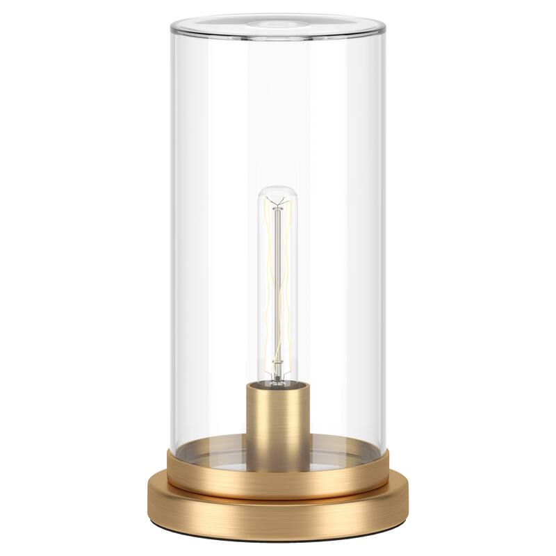 Perabo 13" Tall Uplight Mini Lamp with Glass Shade - 7" Wide