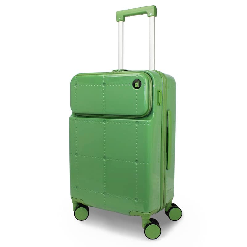 Smart Lightweight Carry-On Luggage with USB-A & USB-C Ports - Matcha