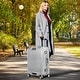 preview thumbnail 3 of 19, Zipperless Aluminum Frame Luggage with Spinner Wheels TSA Lock and Cup Holder 28" Hard Shell Suitcase