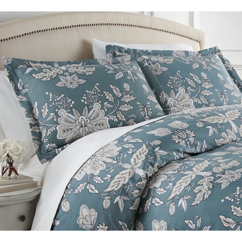 Vilano Plush All Seasons Vintage Garden Down Alternative 3-piece Comforter