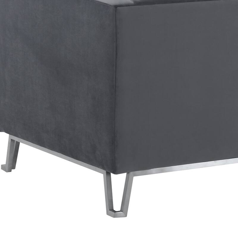 Everest Velvet Upholstered Sofa Accent Chair