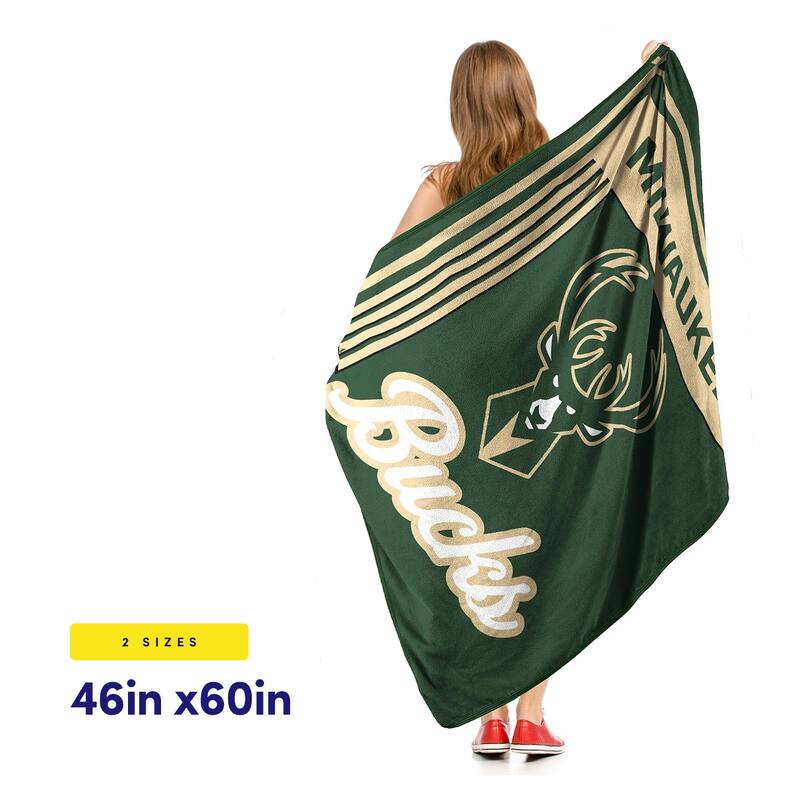 NBA Milwaukee Bucks 46" x 60" Microfiber Throw Blanket