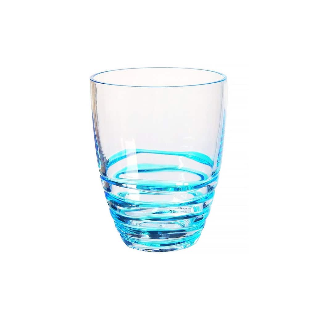 Swirl Acrylic Glasses Drinking Set of 4