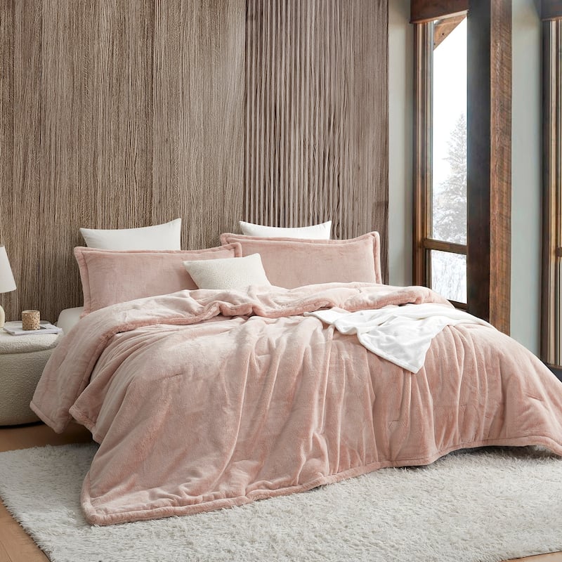 Frosted Cupcakes - Coma Inducer® Oversized Comforter Set - Pink Velvet - Oversized King