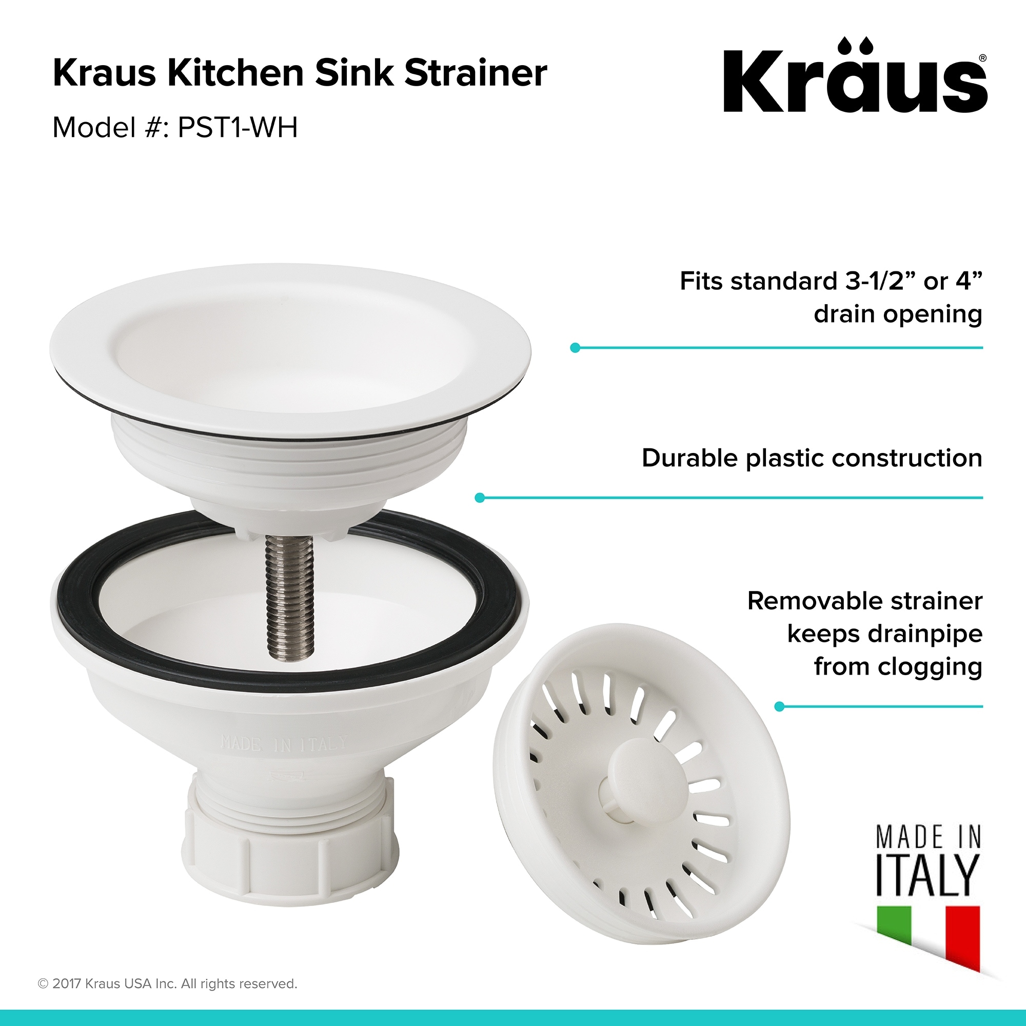 Kraus Pst 1 Kitchen Sink Strainer 19496570 Kraus Pst 1 Kitchen Sink Strainer