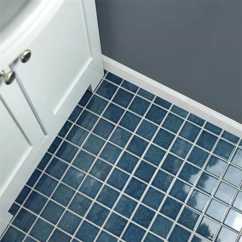 Merola Tile Resort Coral Blue 12" x 12" Porcelain Floor and Wall Tile