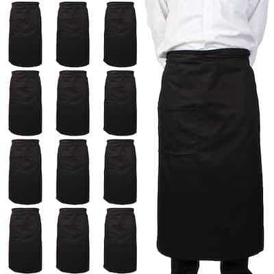 Arkwright Home Bistro Aprons - 12 Pack - 33x30