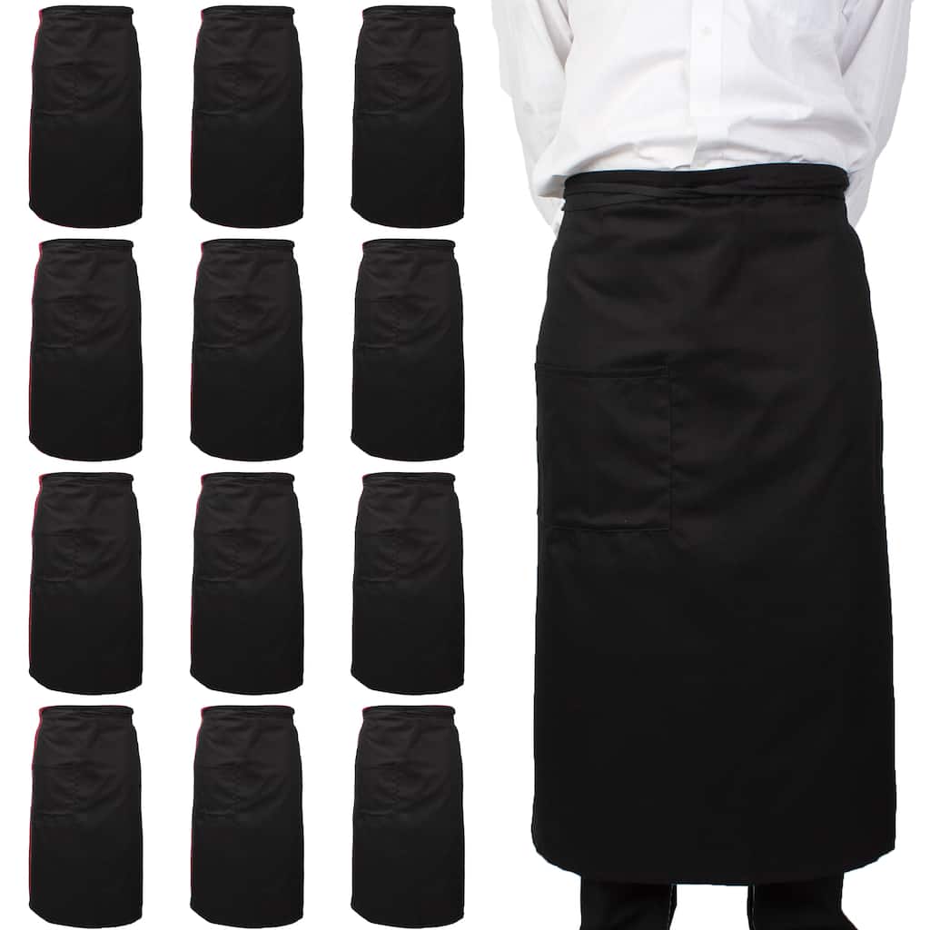 Arkwright Home Bistro Aprons - 12 Pack - 33x30