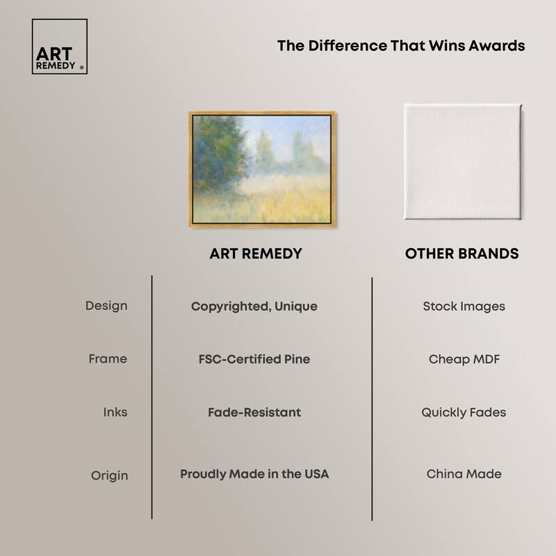 Faded Horizon II Canvas by Art Remedy