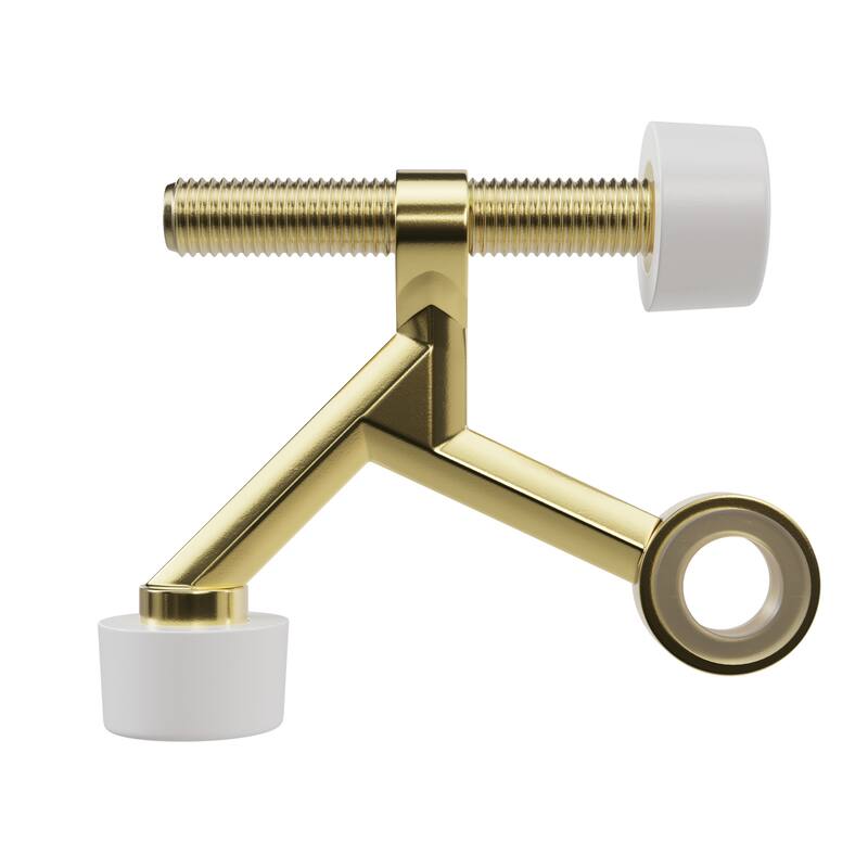 Miseno MDS01 Adjustable Hinge Pin Door Stop - Polished Brass