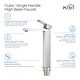 preview thumbnail 24 of 25, Lead Free Solid Brass Single Handle Bathroom Vanity Sink Faucet with Water Hose