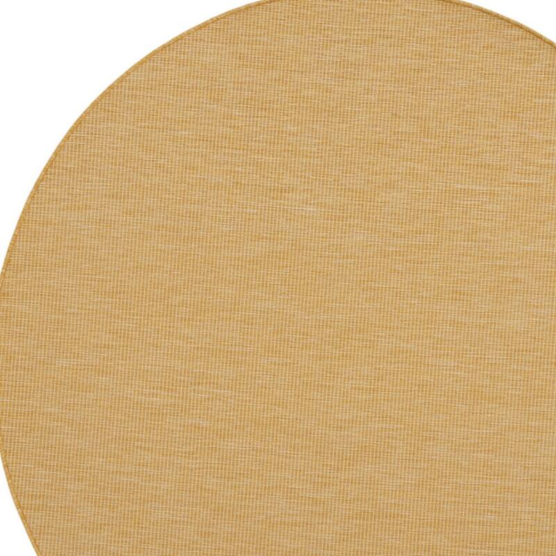 HomeRoots Contemporary Round Outdoor Rug - 6' Round
