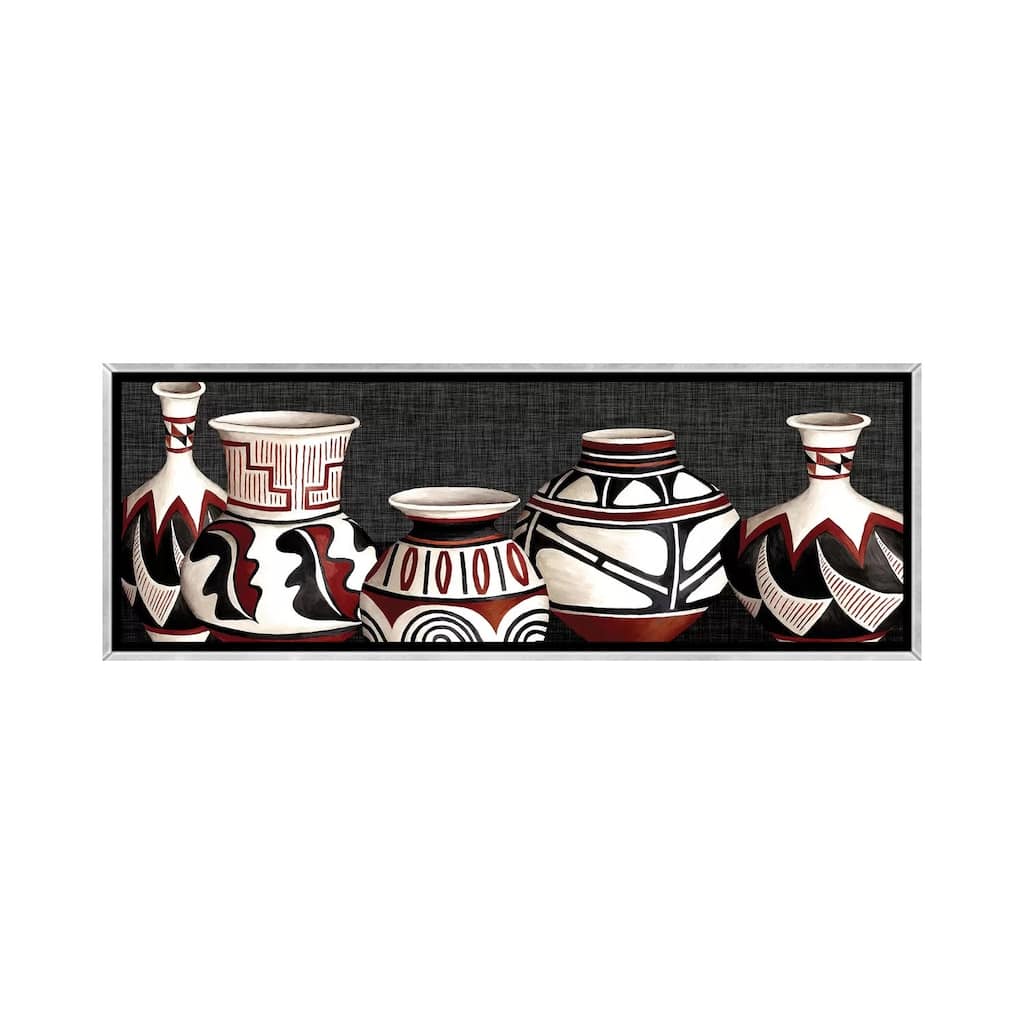 iCanvas "Mexican Pottery" by Studio W Framed