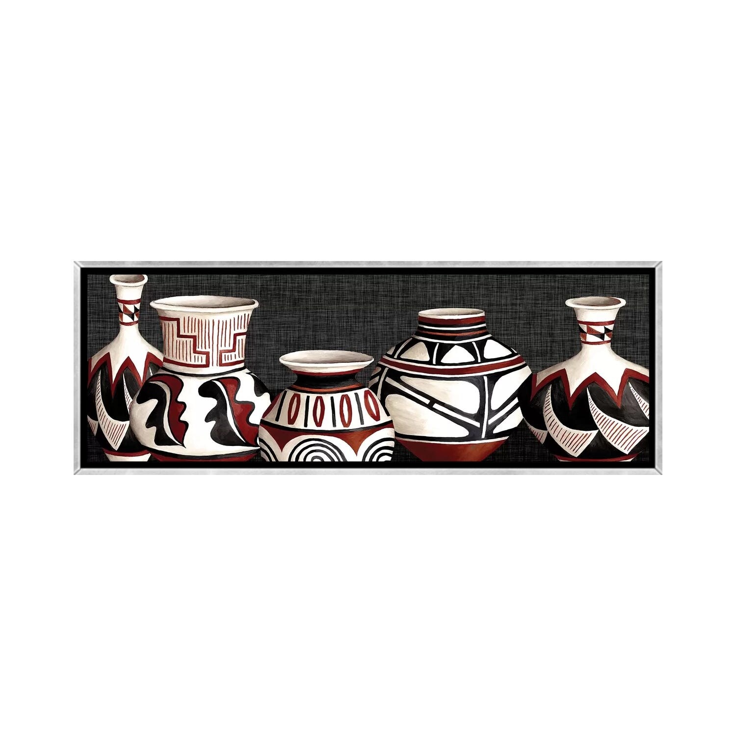 iCanvas "Mexican Pottery" by Studio W Framed