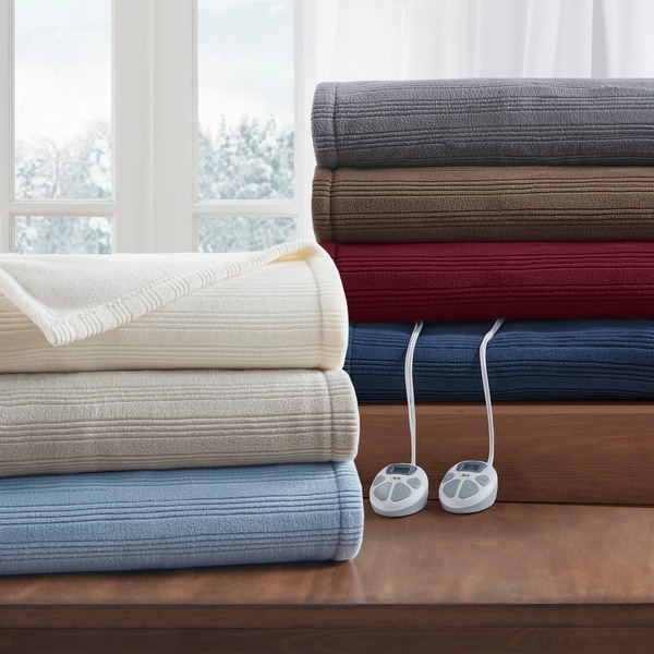 Ribbed fleece on sale blanket