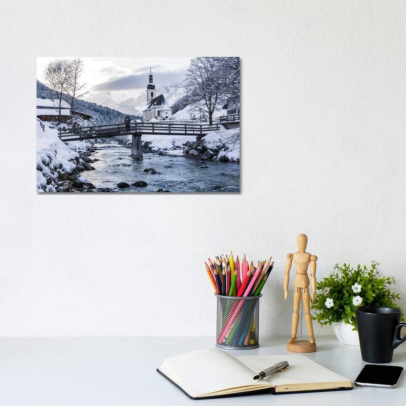 iCanvas "Ice Chapel II" by Fabian Fortmann Canvas Print - 8x12x0.75