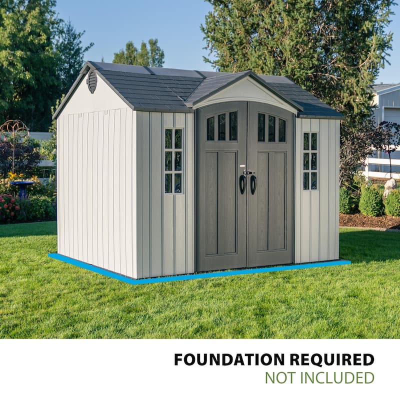 Lifetime 10 Ft. X 8 Ft. Side Entry Outdoor Storage Shed (60466)