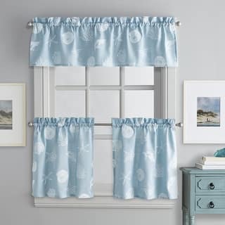 Achim Home Furnishings Tenda E Mantovana Home Sweet Home - Set Finestra Con Casette Per Uccelli, 147x61 Cm, Poliestere - 6