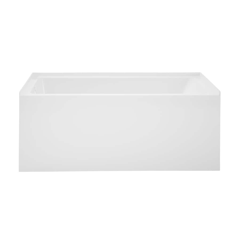 Lausanne 54" X 30" Left-Hand Drain Alcove Bathtub With Apron - 30x54 Left