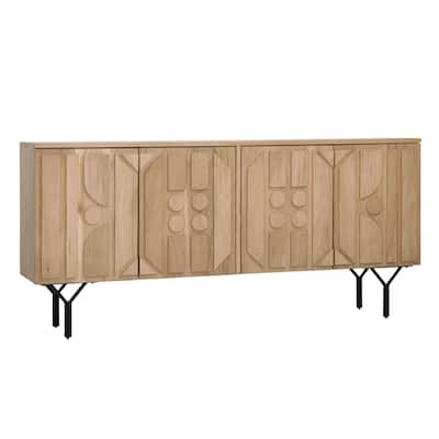 Brookstone 71" Wide Sideboard, Natural