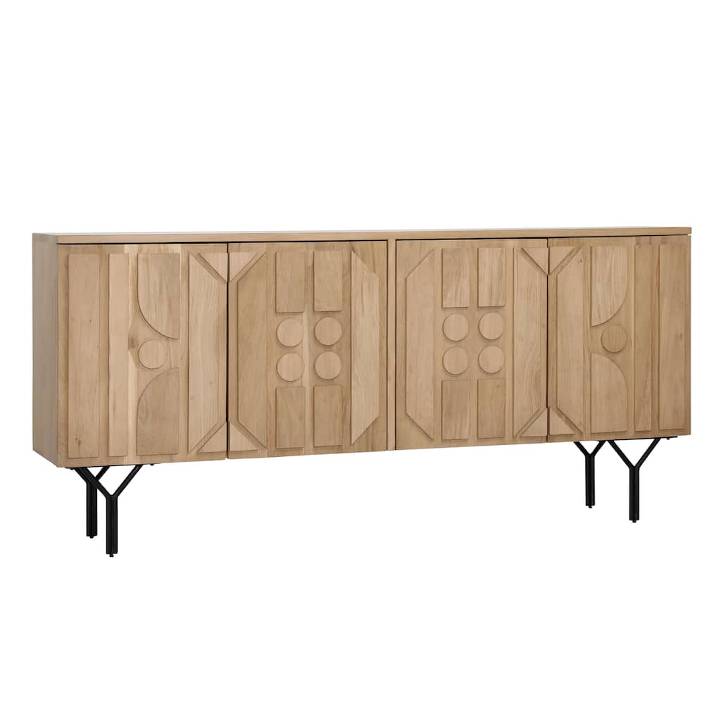 Brookstone 71" Wide Sideboard, Natural