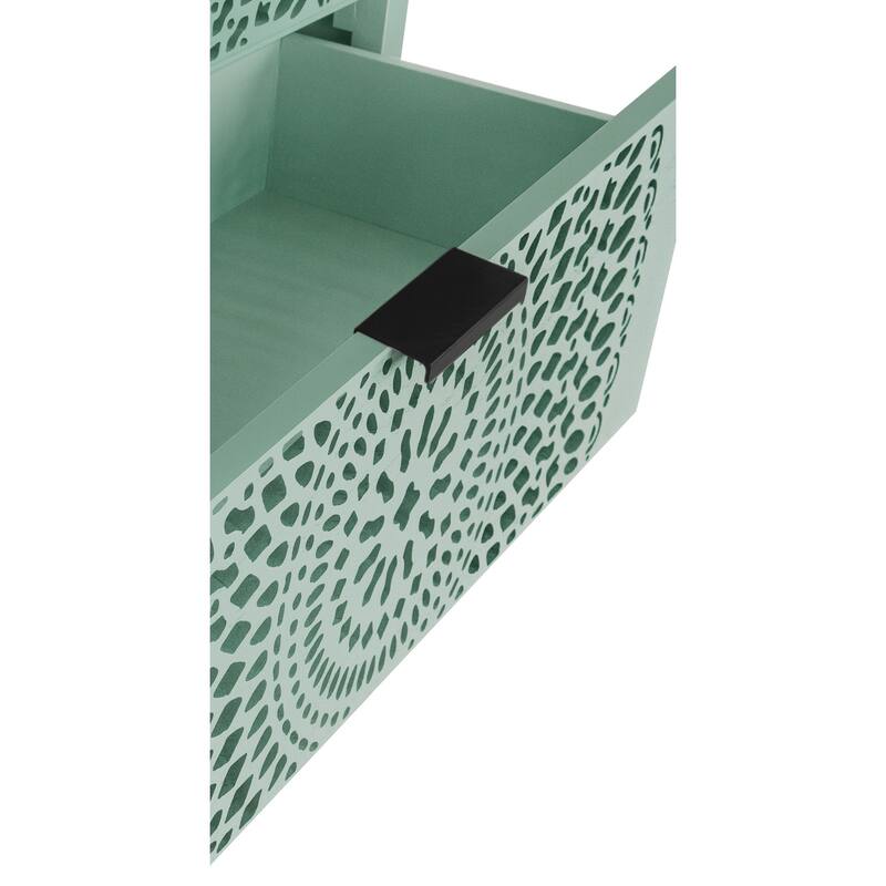 3 Drawer Dresser Storage Chest with Metal Handles