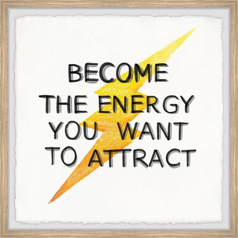 Become the Energy IV Framed Wall Art, Elegant Home Touch - Sophisticated Artwork for Refined Décor