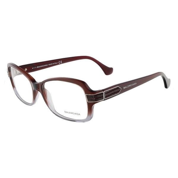 Balenciaga BA5005/V 068 Mahogany Gradient Grey Rectangular Opticals - 53-15-135