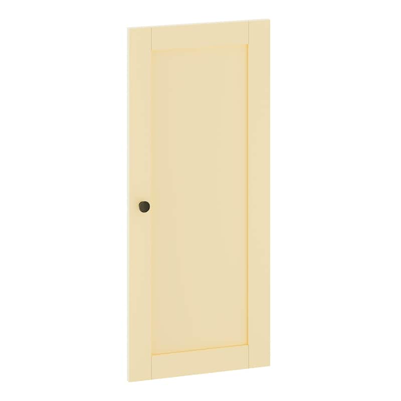 Palace Imports 100% Solid Wood Modular Shaker Door for Pantries, Sideboards, Bookcases, Bathroom Cabinets - Yellow