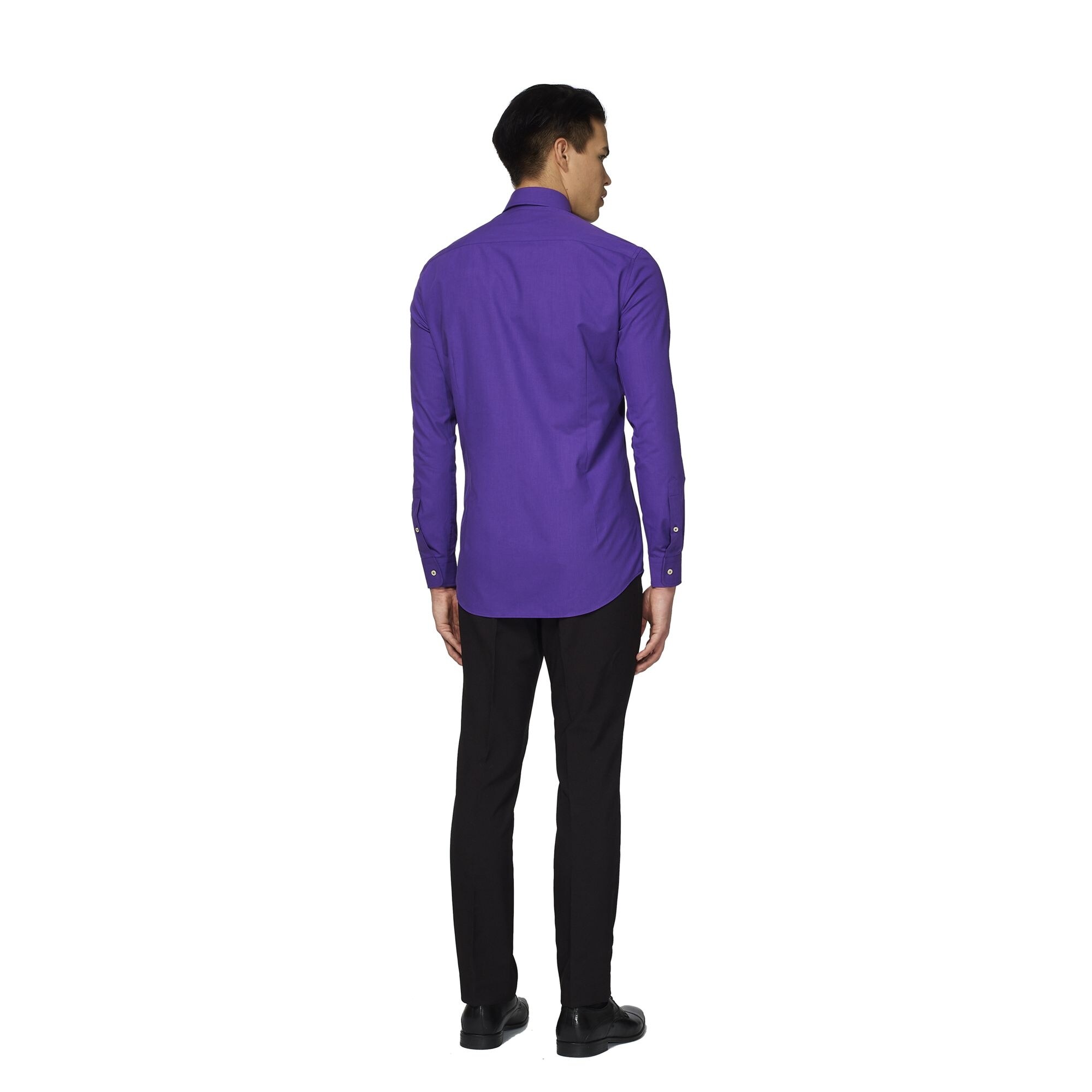 Shop Purple Classic Men Adult Slim Fit All Year Shirt 4xl Xxx Large Overstock 29733973