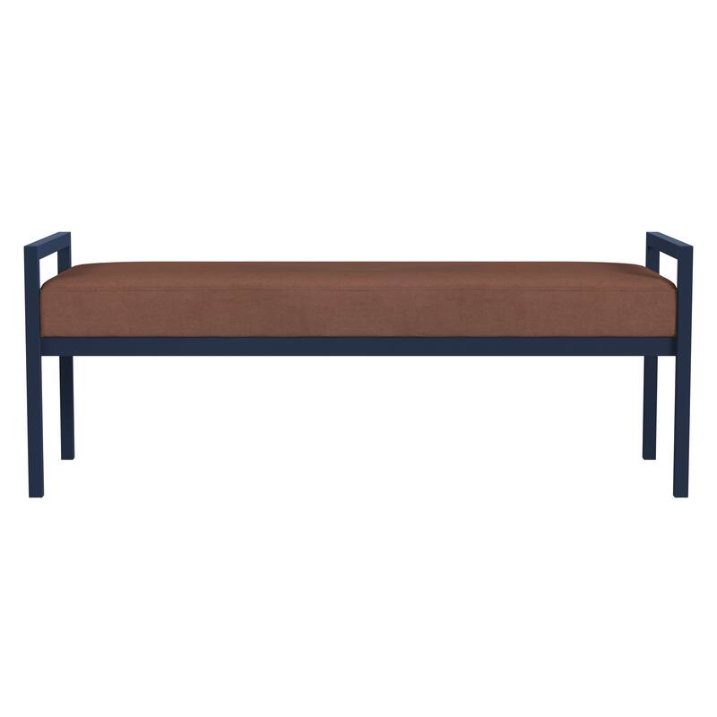 HomePop Modern Metal Bench