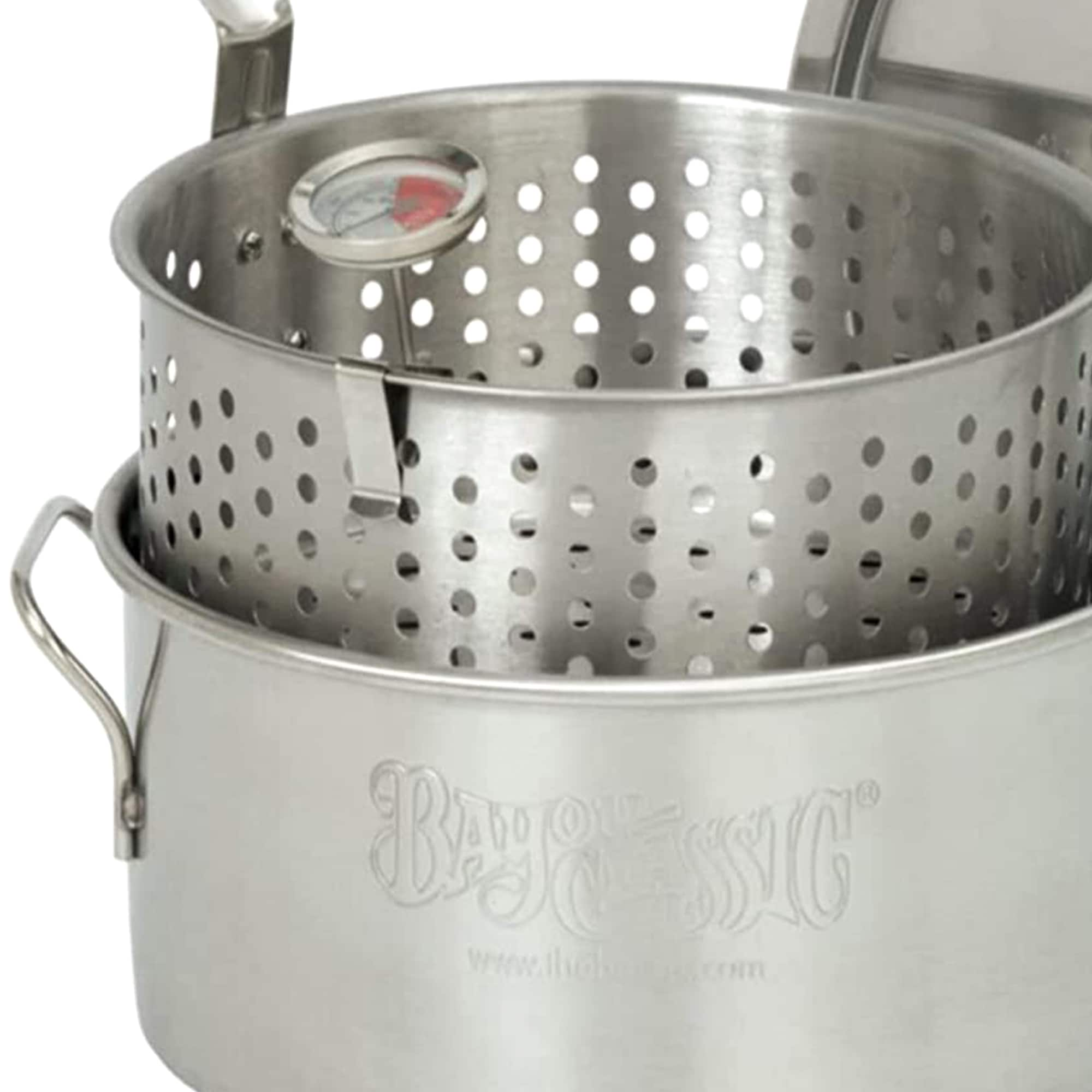 14-qt Stainless Fry Pot by Bayou Classic