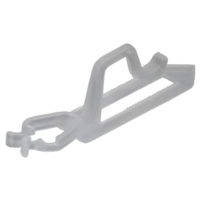 26ct Clear All-In-One Universal Gutter and Shingle Christmas Light Clips - 4.25"