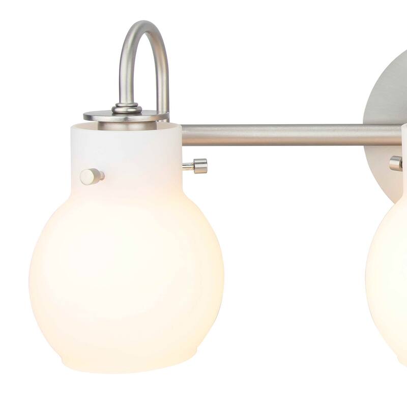 3 Light Vanity Lighting in Brushed Nickel Finish