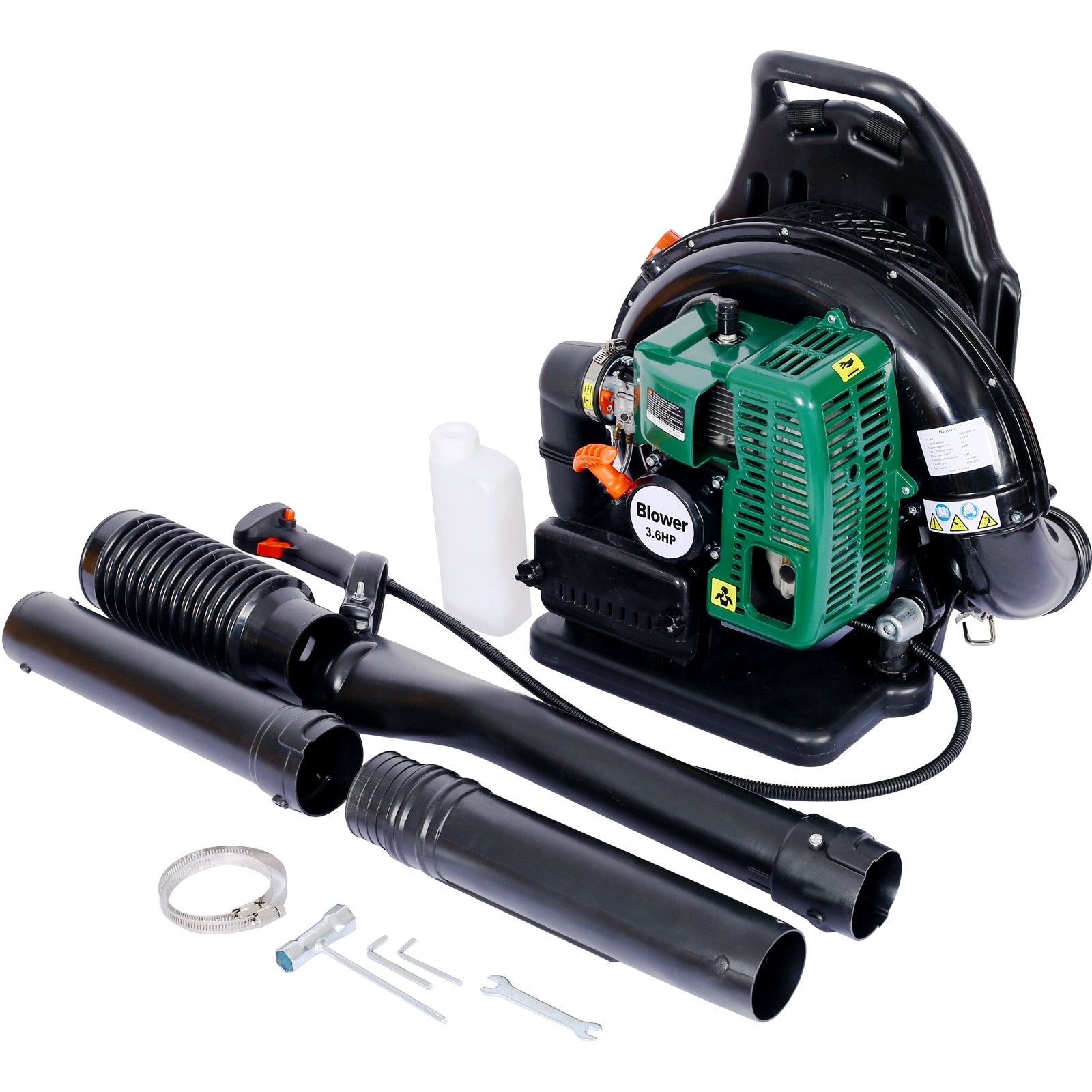 Gas Powered Leaf Blower Backpack Leaf Blower 63.3CC 2 Stroke