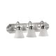 preview thumbnail 3 of 3, Quorum International 3 Light 24" Wide Bathroom Vanity Light Satin Nickel / Faux Alabaster