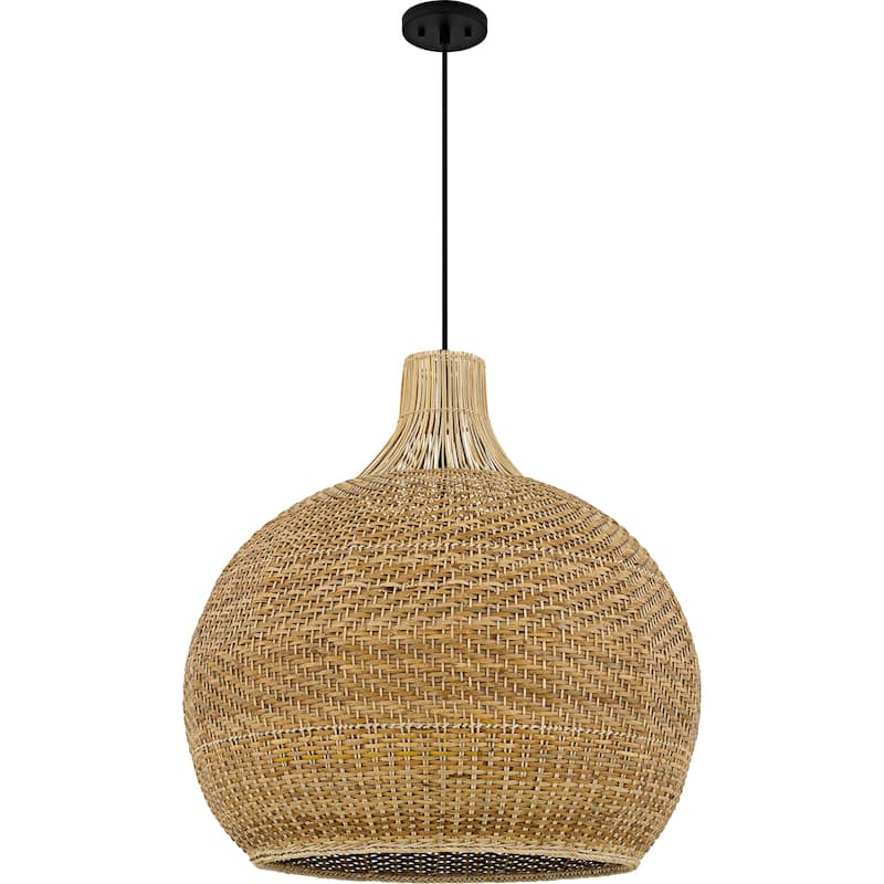 Sycamore 4-Light Matte Black Pendant