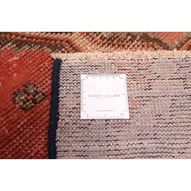 ECARPETGALLERY Hand-knotted Antalya Vintage Red Wool Rug - 2'10 x 9'4