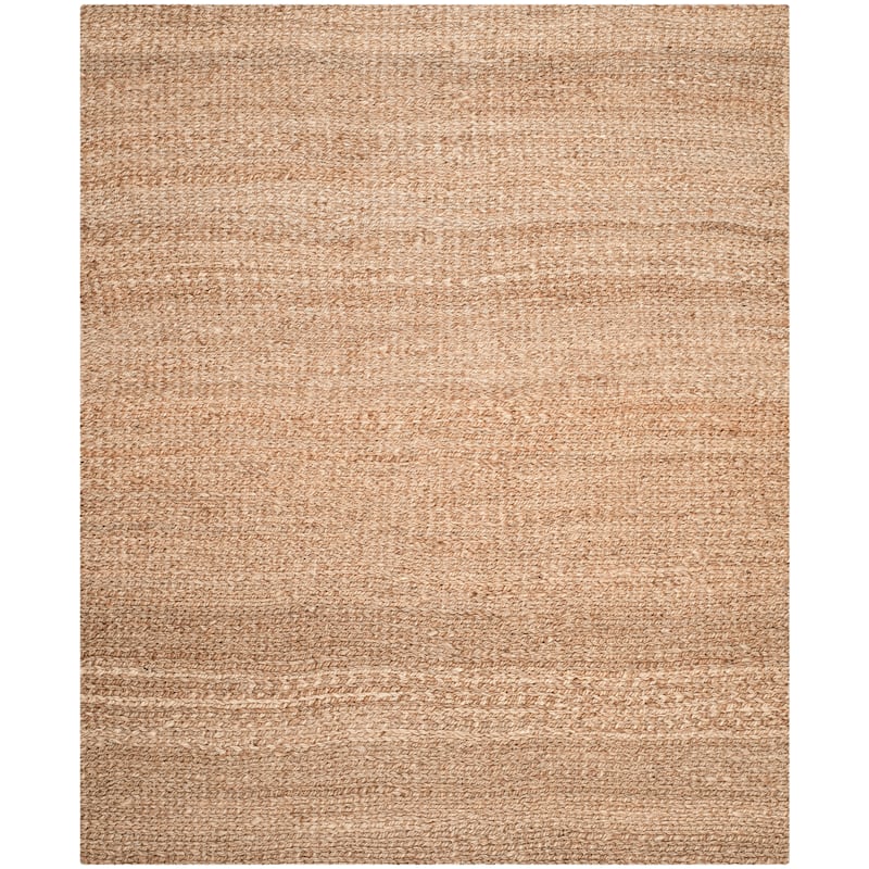 SAFAVIEH, Handmade Natural Fiber Valery Casual Solid Jute Rug - 10' x 14' - Natural