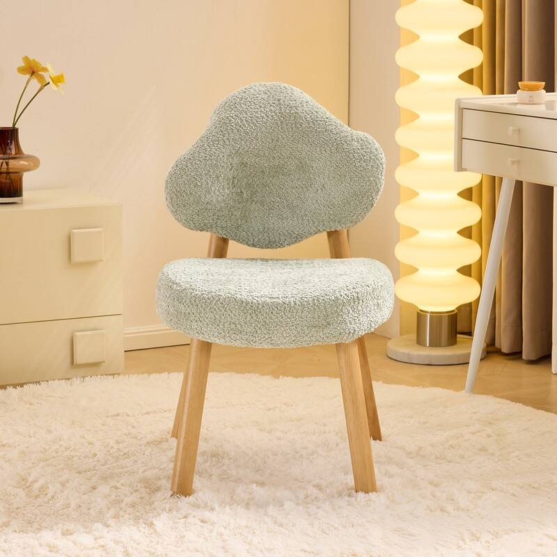Cloud Puff Soft Accent Chair – Cozy Vanity & Lounge Chair