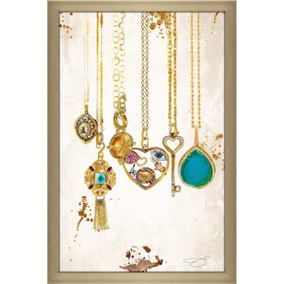 "Fashion Necklace 1" by Jodi Print on Acrylic