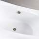 preview thumbnail 25 of 25, Kingston Brass 67-Inch Acrylic Rectangular Double Ended Freestanding Tub