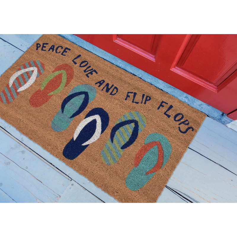 Liora Manne Beach Sandals Rug (1'6" x 2'6") - 1'6" x 2'6"