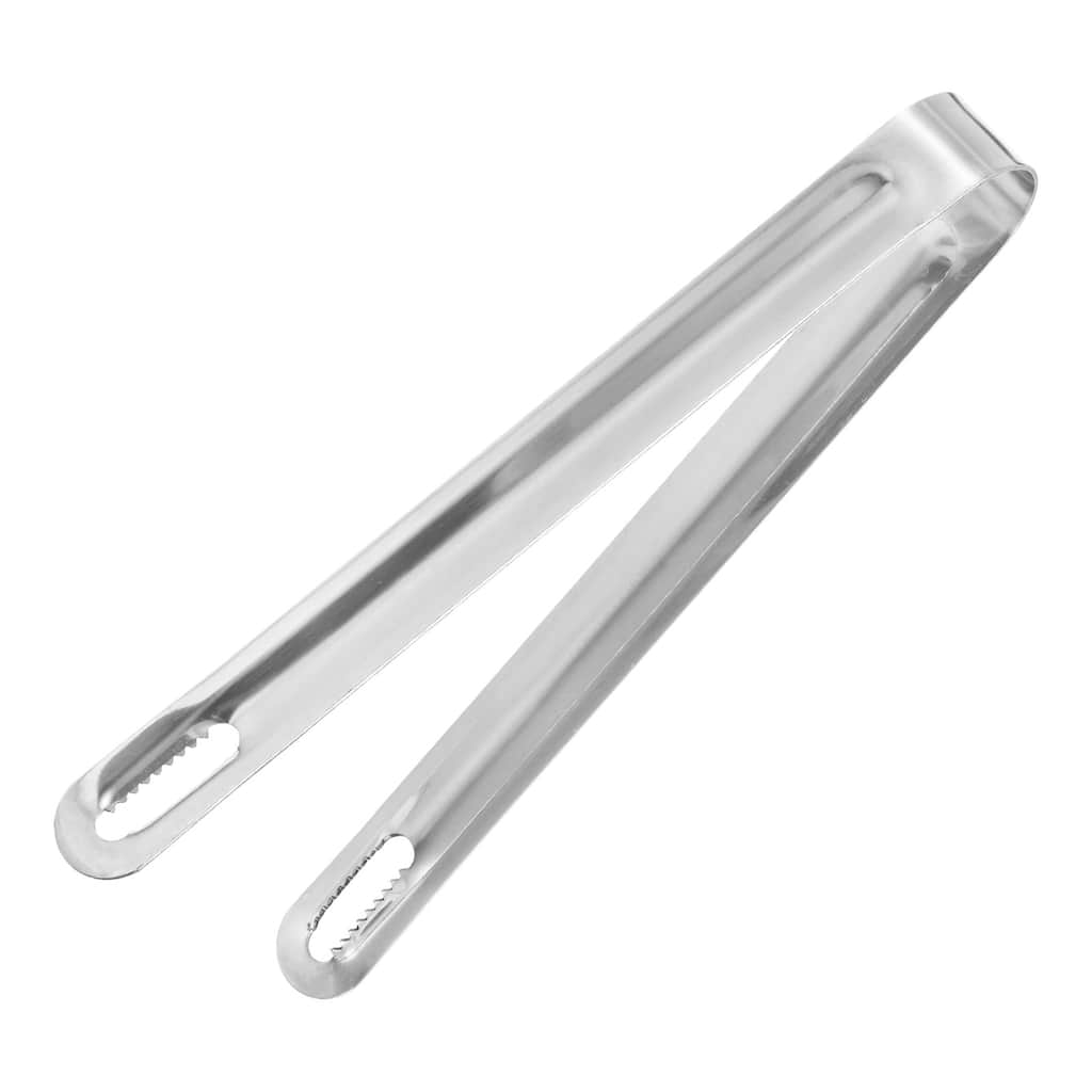 Serving Tongs, 1pcs 6.5 Inch Stainless Steel Ice Tongs Mini Sugar Tong - Silver
