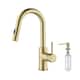Option Brush Gold W/ Soap Dispenser