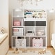 preview thumbnail 3 of 4, 47.8in Kids Bookshelf with Drawers