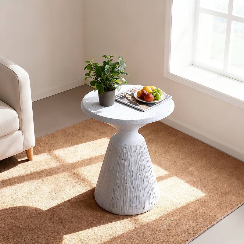 Cement Outdoor End Tables for Patio