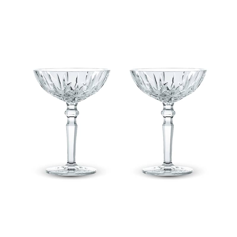 Nachtmann Set of 2 Noblesse Cocktail Glasses - 6oz - 6oz - Clear